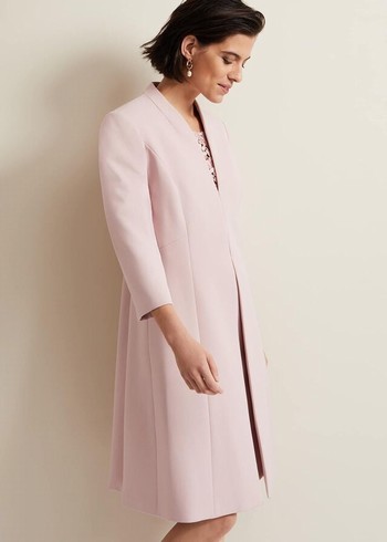 Phase Eight Daisy Tailored Jackets Pink Canada | XNFWZO-180